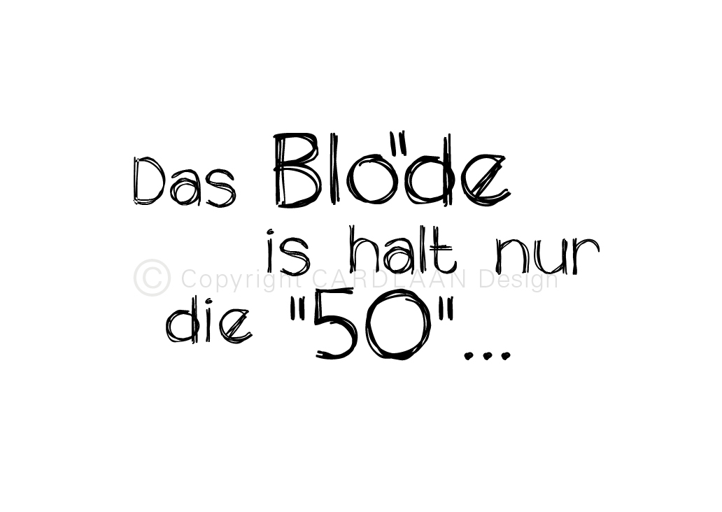 50. Geburtstag Cardlaan