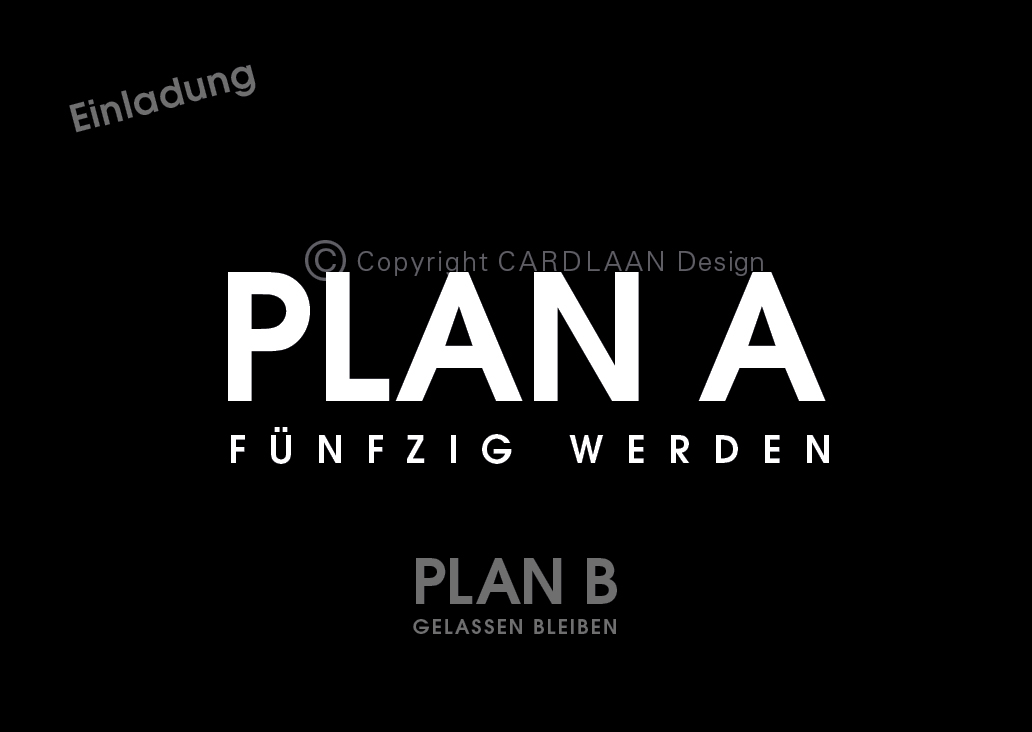 Plan A B... 50 (Schwarz)
