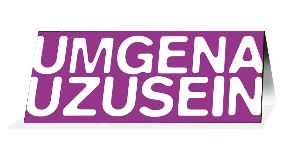 Tischkarte, umgenau